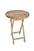 Produktbild Riva Bistrotisch Klapptisch braun Echtholz rund Holztisch Gartentisch