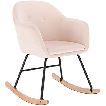 Duhome Sedia Da Pranzo In Velluto Beige Design Retrò Con Piedini In Metallo - Imbottita E Robusta, 59x50x79cm - 4