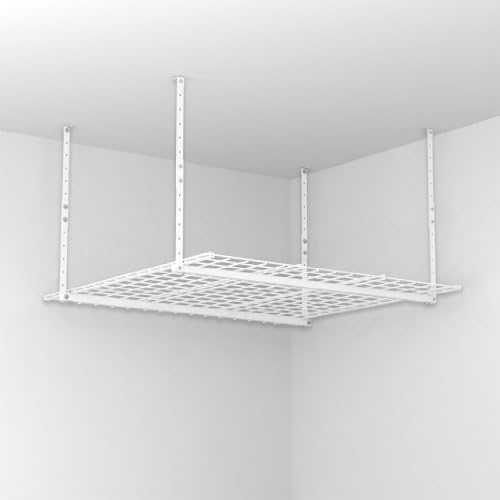 HyLoft 00540 45-Inch-by-45-Inch Overhead Storage System, White by HyLoft