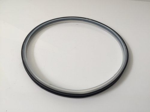 Junta para la Tapa de la Thermomix TM31, 31 TM, de Color Negro, de Silicona y plástico