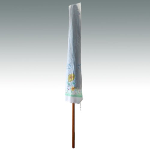 Schirmhülle 170cm Blumendekor Schutzhülle Sonnenschirm Abdeckung Hülle - 2