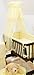 Baby Mosquito Crib Crown Canopy Net / Drape To Fit Crib / Cradle / Moses Basket - YELLOW