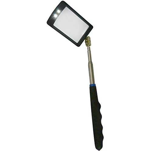 AB Tools Telescopic Inspection Mirror with 2 LED lights for Garages Mechanics HB198 Etc