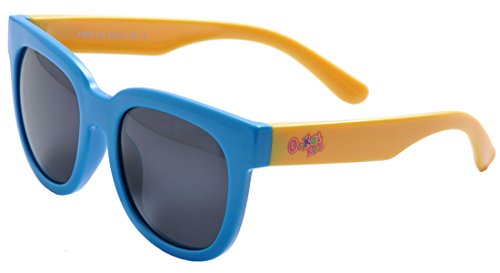 DEDING Flexible Kids Polarized Sunglasses Wayfarer Glasses for Baby and Children Age 3-10 (C9)