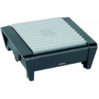 Brabantia 477041 - Calientaplatos, 1 vela, color negro mate y gris