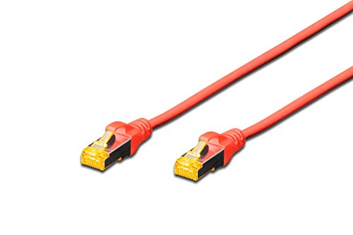 DIGITUS Cat6 a S-FTP 0.25 m 0.25 m Cat6 A S/FTP (S-STP) rot