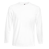 Camiseta de manga larga de cuello redondo para hombre.
