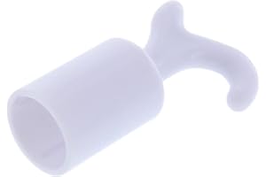 FEPS Tool Stockhaken FE-SH001 weiß Ziehhaken Kunststoff ideal für Bodentreppen