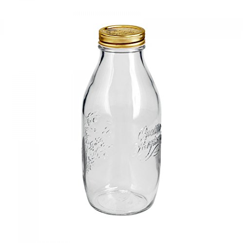 Einmachglas Original Quattro Stagioni 1,0L Flasche incl. Bormioli Rezeptheft - 3
