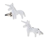  Gemelos para Camisa Unicornio Blanco