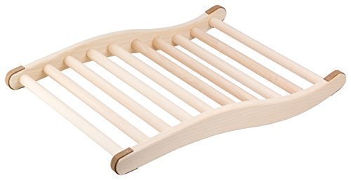 Gravidus Holz Rückenlehne für Sauna in S-Form