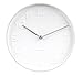 Produktbild Karlsson KA5678 Wanduhr Mr. White - weiß / silber Ø 27 cm