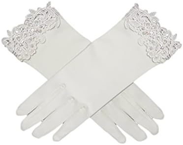 Angelbridal Women's Satin Bridal Gloves Wrist Length-Wedding Dress Accessories