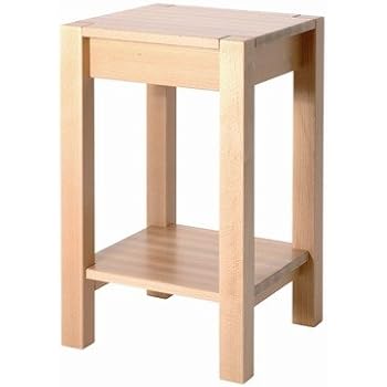 Haku-Möbel 30416 Beistelltisch 35 x 35 x 60 cm, buche gedämpft: Amazon