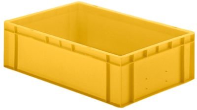 Euro-Format-Stapelbehälter, Wände und Boden geschlossen – LxBxH 600 x 400 x 175 mm rot, VE 5 Stk – Euronorm Stapelkasten Euronorm Stapelkästen Euronorm-Stapelkasten Kunststoff-Stapelkasten Kunststoffbehälter Kunststoffkasten Kunststoffstapelbehälter - 4