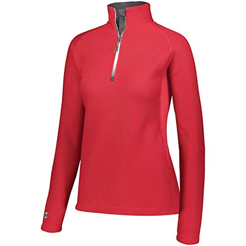 Holloway LDS INVERT 1/2 ZIP PULLOVER SCARLET 2XL