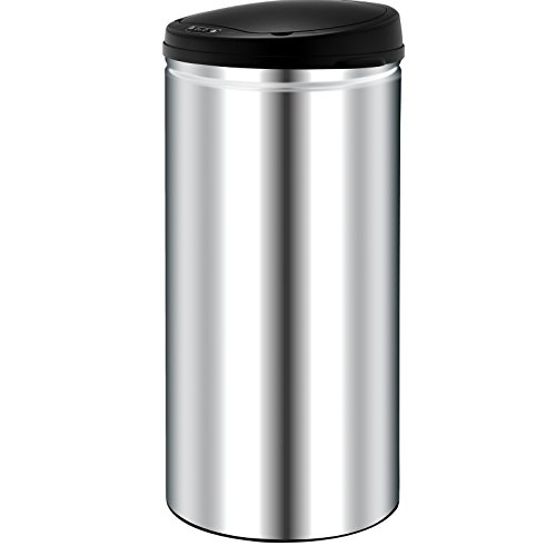 Abfalleimer / Mülleimer, automatisch, mit Bewegungssensor, Edelstahl, 56 l - 3