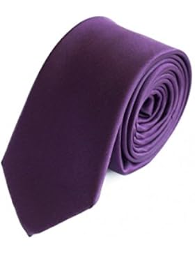Krawatte schmal lila von Fabio Farini