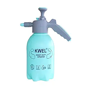 KWEL 1 Pc Heavy Duty Garden Pump Pressure Sprayer, Lawn Sprinkler, Water Mister, Spray Bottle for Herbicides, Pesticides, Fertilizers, Plants Flowers (2 L Capacity)