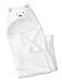 Baby Swaddle Wrap – Feelme Infant Toddler Animal Bathrobe Fleece Towel Blanket with Hooded for Bath Pool Beach Shower Gift - White Bear