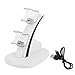 Produktbild LED Micro USB Dual Dock Ladestation Weiß Für Playstation 4 Für PS 4 Slim Controller mit USB Kabel fghfhfgjdfj