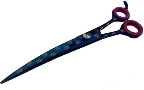 rabinkhan 8.5" Pro Dog Grooming trimming Scissors Japanese SS Curved Blade