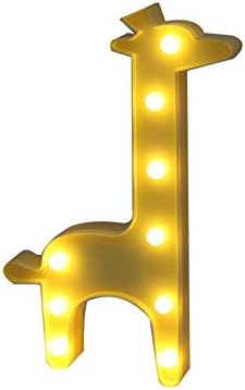 Handfly Giraffe LED Night Light Besdside Lamp For Kids Home Decor Christmas Birthday Gift