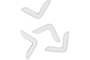 Craftelier - Set de 4 Esquineras Metálicas Mini de Punta Redonda para Proyectos de Scrapbooking y Manualidades como Álbumes, Cuadernos, Layouts o Planners | Tamaño 16,8 x 3,6 x 3 mm - Color Blanco