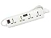 CLEVER POCKET (1+4) Strip Spike Guard Extension Board with 4 Multi Plug Point International Sockets, Extension cord 3.5 meter (long wire) & Master Switch with Led Indicator RS.270.00