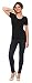 Happy Mama. Women's Maternity Nursing Double Layer T-shirt Round Neckline. 991p (Black, UK 12/14, XL)