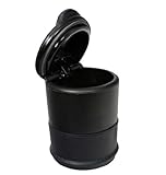 cenicero coche portatil Fácil limpieza. Zehui - Cenicero portátil para coche con apagado automático de cigarrillos, color negro