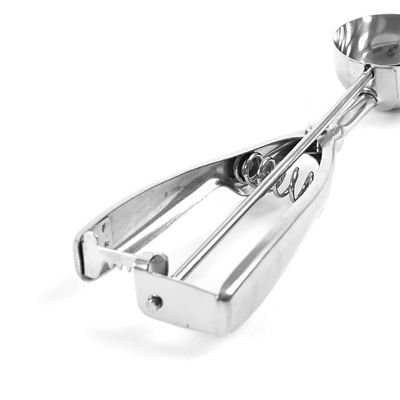 Großer Teiglöffel, Dosierlöffel mit Hebel zum leichten Herauslösen des Inhalts - 4