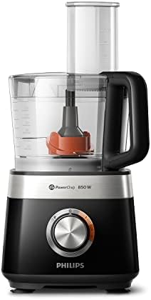 Robot da cucina Philips Viva Collection - 850 Watt - 31 funzioni - Capacità della ciotola da 2,1 litri - Adatto per montare, grattugiare e tagliare - Componenti lavabili in lavastoviglie - HR7530/10