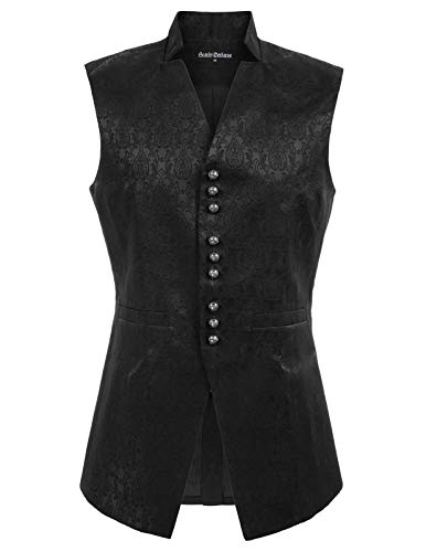 Punk Rave Escudo Hombre Steampunk Chaleco gótico sin Mangas con...