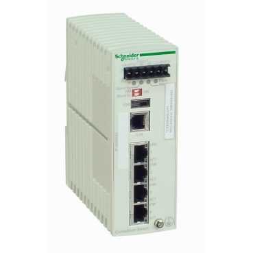 Preisvergleich Produktbild Schneider TCSESM043F23F0 Ethernet TCP / IP Managed Switch, ConneXium, 4TX
