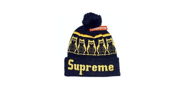 supreme owl beanie