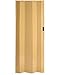 Produktbild Ondis24 Falttür Klara Universal Schiebetür bis 205 cm Höhe aus Kunststoff (84 cm, Braun)