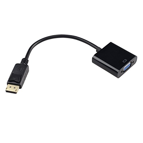 Tera® Display Port auf VGA Adapter Umwandlung für Apple-Geräte wie MacBooks, iMacs ,MacBook Pros und Surface 1, 2, 3. Schwarz - 2