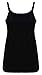 Intimate Portal Women's Snuggle-Touch Cotton Maternity Nursing Cami Tank Black Medium