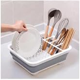 Folding Silicone Dish Basket Dish Plate Accardion