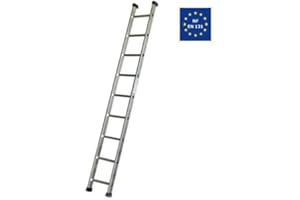 Escalux - Echelle Aluminium semi-prof simple 10 marches Haut travail 3,73 m - Escalux ES