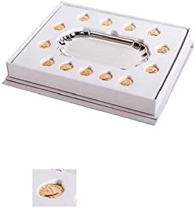carrying case Golden Wedding Arras in Silver bilaminada