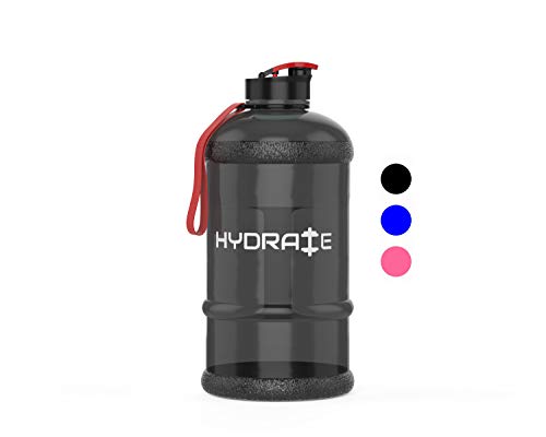 Hydrate 1.3 Litre Water Bottle - Now With Easy Drink Cap - Durable & Extra Strong - BPA Free - Ideal Hydrate 1.3 Litre Water Bottle - Now With Easy Drink Cap - Durable & Extra Strong - BPA Free - Ideal