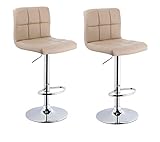 Klare Linien, stylisches Design sowie ein hoher Komfort zeichnen unsere Barhocker aus.Die Barhocker verfügen über einen stabilen Fuß mit Bodenschonern