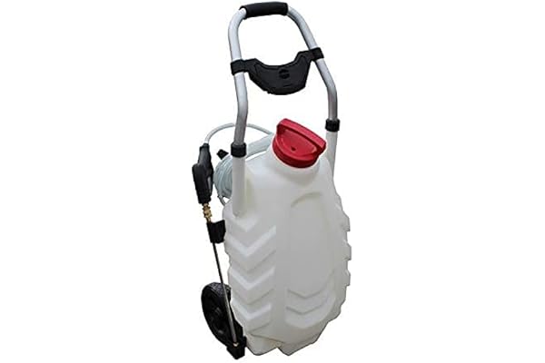 Pulvérisateur électrique Pro Sprayer OUTIWAX - 2 Batteries + Cloche de pulvérisation - Jet jusqu'à 10m à 13m - contenance 30L - 3 Buses Spray - Pulvérisateur électrique toiture Longue portée