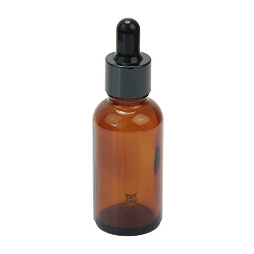 Homgaty 50ml Empty Glass Essence Oil Bottle With Glass Eye Dropper suitable for Aromatherapy Eye Ear Dropper