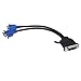Price comparison product image Hotaluyt DMS-59 Pin Male to 2 VGA 15 Pin Female Adapter Cable TV Projector Computer Two VGA Outputs Splitter Cord Wire