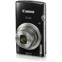 Canon IXUS 185 20MP Digital Camera with 8X Optical Zoom (Black) + Memory Card + Camera Case