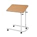 Produktbild Laptopständer DD Laptop-Tisch, Bodenständiger Nachttisch, Pflegetisch Für Senioren, Beweglicher Esstisch, Mit Feststellrad -Werkbank (Farbe : Elm Color)