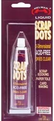 Bulk Buy: Helmar Scrap Dots 3 D Liquid Adhesive Clear; 1.06 Ounce (3-Pack)